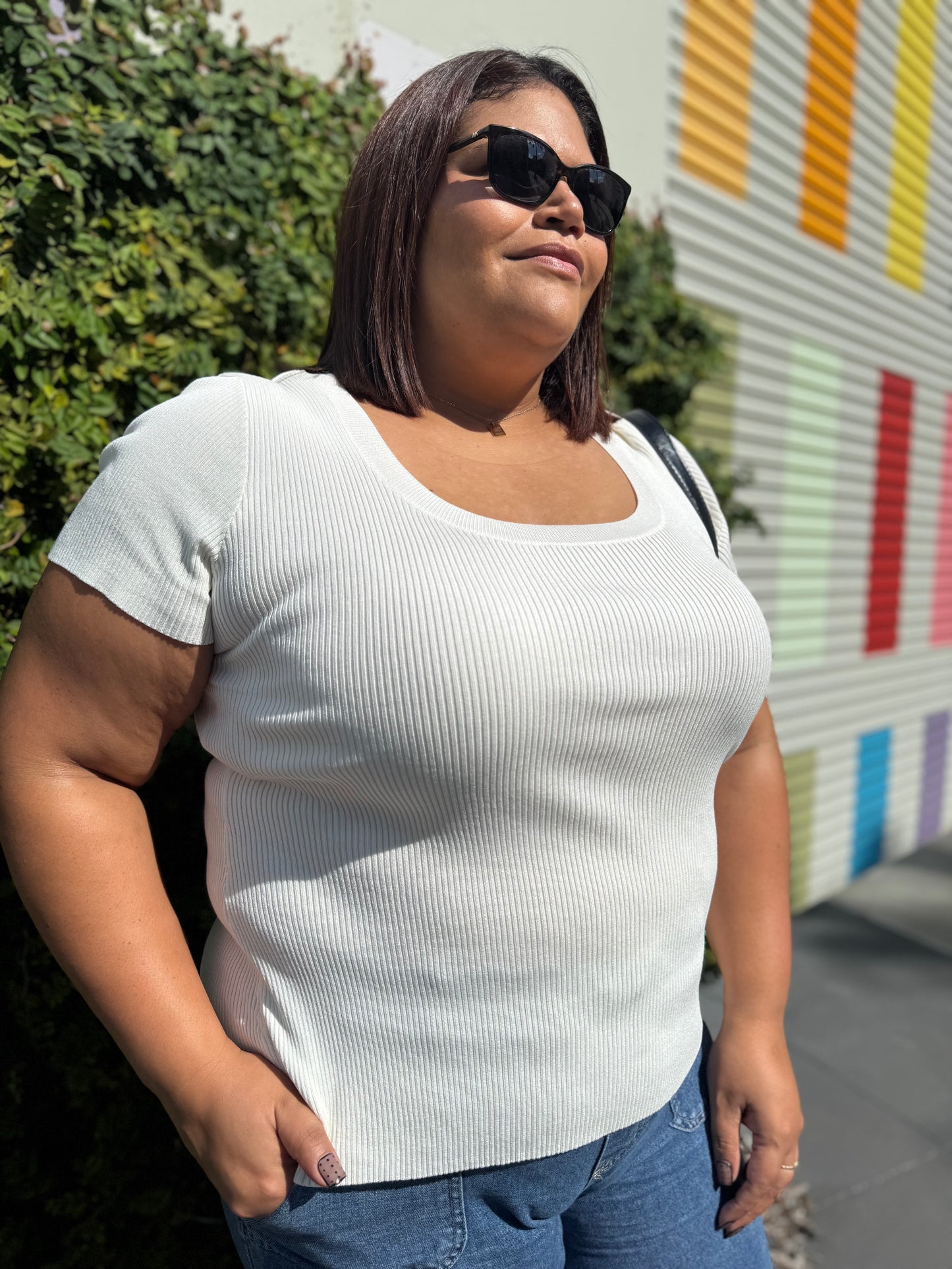 Iris White Top
